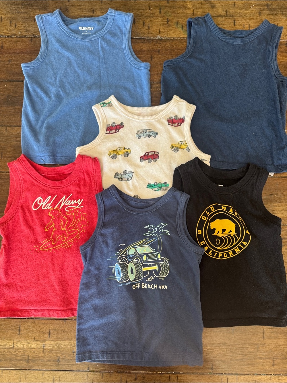 Lot of 2T / 24 Mo Toddler Boy Tank Top Bundle